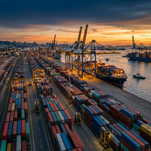 Carga pesada portuaria